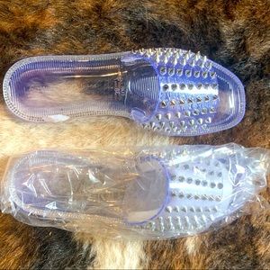 NWT* jelly studded sandals